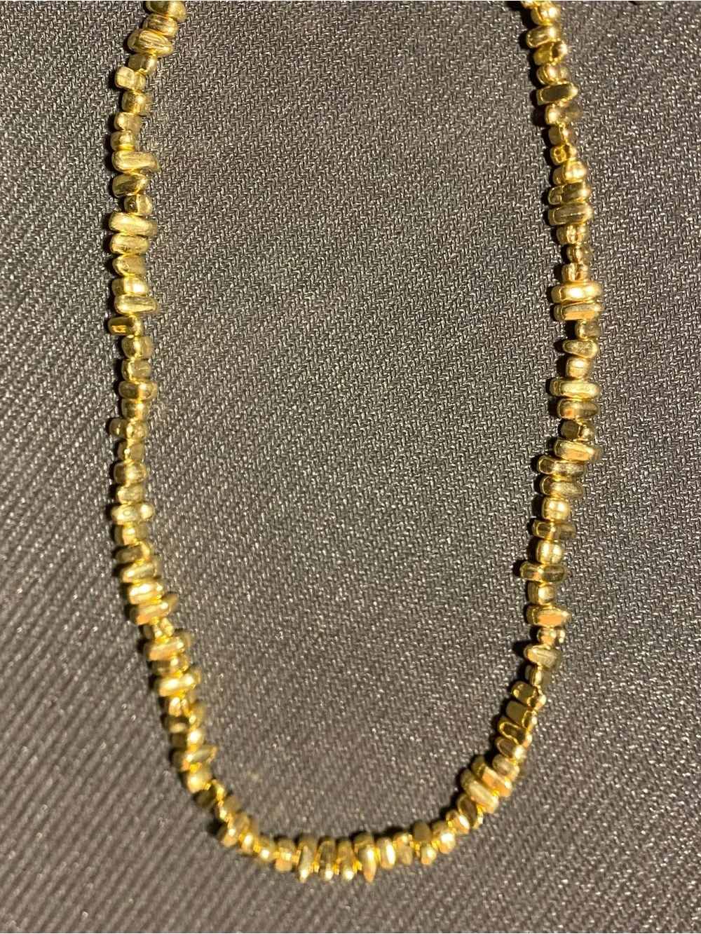 Gold-Tone Seaside Cross Necklace
